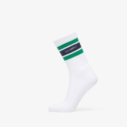 Чорапи Sporty & Rich Serif Logo Socks White/ Kelly/ Navy Universal