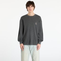 Тениска Carhartt WIP L/S Vista Waffle T-Shirt UNISEX Black Garment Dyed XXL