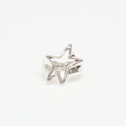 Пръстен TwoJeys Ignorant Empty Star Ring Silver 50 mm