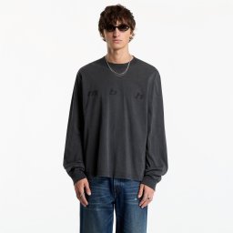 Тениска MISBHV M B H Longsleeve UNISEX Washed Black S