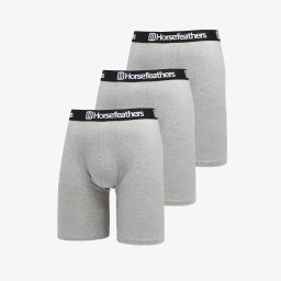 Боксерки Horsefeathers Dynasty Long 3-Pack Boxer Shorts Heather Gray L