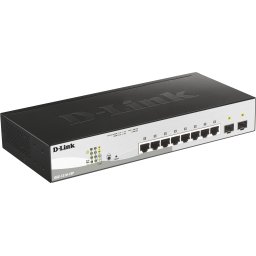 D-Link DGS-1210-10P - Гигабитов Smart управляем PoE суич