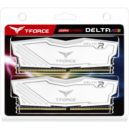 RAM Team Group T-FORCE DELTA RGB 16GB (8GBx2) DDR4-3200 White