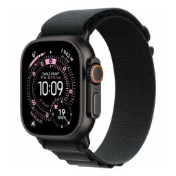 Apple Watch Ultra 3 (2025) 5G 49mm Black Titanium Case with Black Alpine Loop M