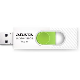 Флаш памет ADATA UV320 128GB - бяла