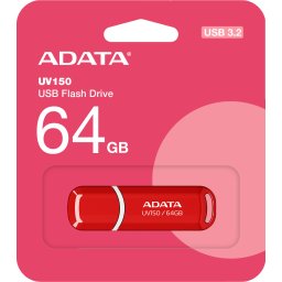 Флаш памет ADATA UV150 RED 64GB