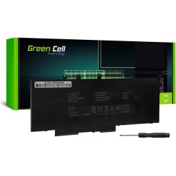 Батерия за лаптоп DELL Latitude 5280 5290 5480 5490 5491 5495 5580 5590 5591 Precision 3520 3530 93FTF GJKNX 7,6V 6200mAh GREEN