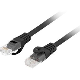 Кабел Lanberg patchcord CAT.6 utp lszh cu 1.5m black fluke passed