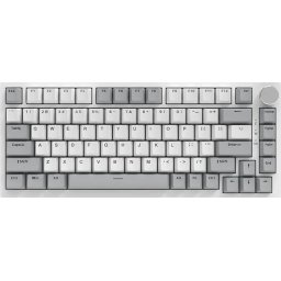 Геймърска механична клавиатура Ajazz AK820 - AS Red Switch [Linear], Gray White Light