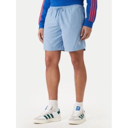 adidas Плувни шорти adicolor 3-Stripes JX5017 Светлосиньо Regular Fit