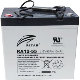 Оловна Батерия /за електрически колички RITAR (EV12-55) AGM 12V 55Ah - 229x138x211 mm