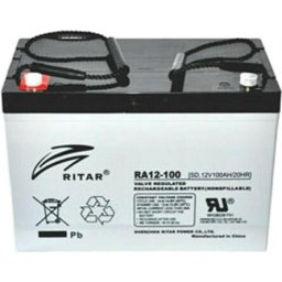 Оловна Батерия RITAR (RA12-100S) AGM 12V/100 Ah - 306x168x210 mm