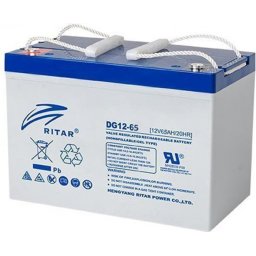 Оловна гелова батерия За соларни системи RITAR (DG12-65) 12V/65Ah - 350x167x182 mm