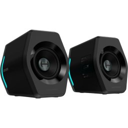 Edifier G2000 2.0 Audio System, Bluetooth, RGB Lighting, 16W (RMS), Black