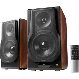 Edifier S3000MKII Active Bookshelf Speakers, 256W (RMS), Brown