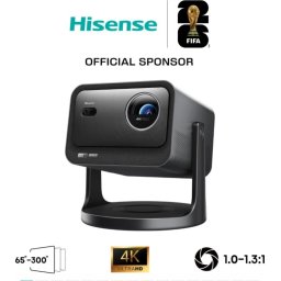 Мултимедиен проектор Hisense C3 Smart mini Laser Projector, 4K Ultra HD 3840x2160, 2000:1, 2500 lum, 60 Hz, Digital Zoom,Dolby V
