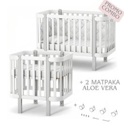 Комплект Кошара Монако 5в1 Бяло/Сиво