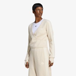 Пуловер adidas Adiluna Season 2 x Jennie Knitted Wrap Around Cardigan Bliss L