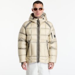 Яке C.P. Company D.D. Shell Hooded Puffer Jacket Silver Birch M