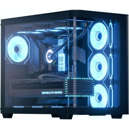 Kутия AeroCool P500C-G-BK-v1 - 4 x 120 mm Infinity Mirror A-RGB