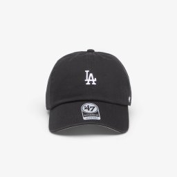 Шапка '47 Brand MLB Clean Up Base Runner Los Angeles Dodgers Cap Black Universal