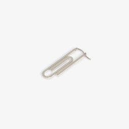 Обеци Off-White Paperclip Mono Earring Silver Universal
