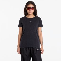 Тениска Under Armour Rival Cotton Wash Ss Black L