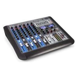 Power Dynamics 8-канална миксажна конзола с интегриран усилвател PDM-S804, DSP/MP3, USB , bluetooth (Sky-172.622)