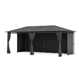 Blumfeldt Mondo 3x6 беседка с метална рамка и4 странични стени (HMD1-Mondo3x6DG)