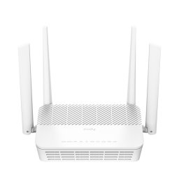Рутер Cudy WR3000P, 3000 Mbps, 2.4GHz (574Mbps)/ 5GHz (2402Mbps), Wireless AX, 1x 10/100/1000/2500Mbps WAN, 4x 10/100/1000Mbps LAN, 4 външни антени, 1x USB-A