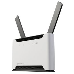 Рутер Mikrotik Chateau PRO ax, 3600Mbps, 2.4GHz (1148 Mbps), 5GHz (2400Mbps), Wireless AX, 5x 10/100/1000Mbps, 1x USB 3.0, 2x външни антени