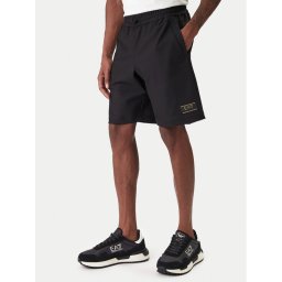 EA7 Emporio Armani Спортни шорти 7M001340 AF21099 UC001 Черен Regular Fit