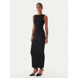 Juicy Couture Ежедневна рокля Canyon JCWED225318 Черен Slim Fit