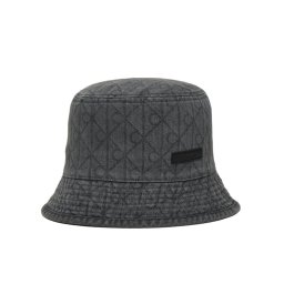 Calvin Klein Капела Denim Emblem Burnout Bucket LV04F5043G Сив