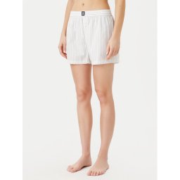 HUGO Пижамени шорти 50531657 Бял Relaxed Fit