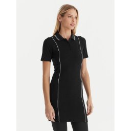 Guess Плетена рокля V5YK00 KCX12 Черен Regular Fit