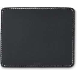 HAMA Пад за мишка "Leather look", Черен