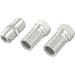 HAMA Комплект адаптери за сателитен приемник, 2 x F-Plugs and F-Sockets