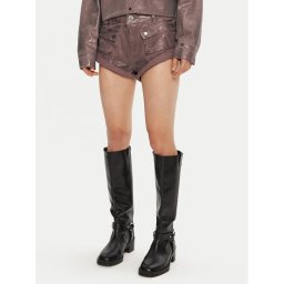 One Teaspoon Дънкови шорти 26553 Кафяв Regular Fit