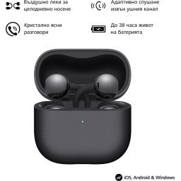 Слушалки Huawei FreeClip 2 Robin-T10 Black