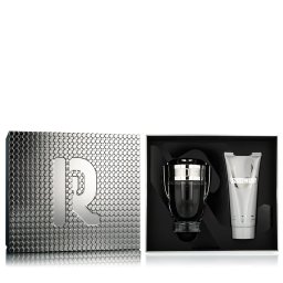 Paco Rabanne Invictus комплект за мъже Eau de Toilette 100 ml + Душ гел 100 ml опция Metallic Cover with Sign R