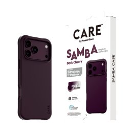 Кейс CARE by PanzerGlass за iPhone 18 Pro Max/17 Pro Max, Samba Dark Cherry w. MagSafe