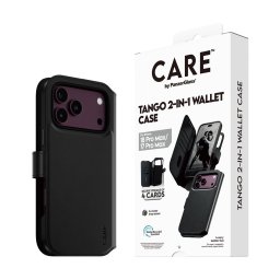 Кейс CARE by PanzerGlass за iPhone 18 Pro Max/17 Pro Max, Tango 2-in-1 Wallet Black w. MagSafe