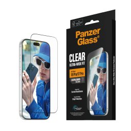 Стъклен протектор PanzerGlass за iPhone 18 Pro/17 Pro, Ultra-Wide Fit w. EasyAligner