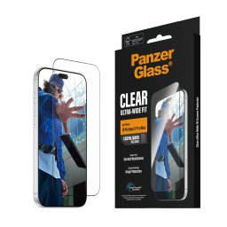 Стъклен протектор PanzerGlass за iPhone 18 Pro Max/17 Pro Max, Ultra-Wide Fit w. EasyAligner