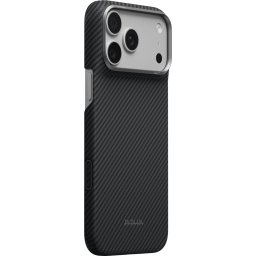 Гръб Pitaka Edge Case за iPhone 18 Pro Max / 17 Pro Max - Black/Grey Twill