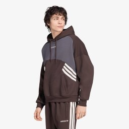 Суитшърт adidas Cutline Hoodie Aurora Coffee/ Utility Black L