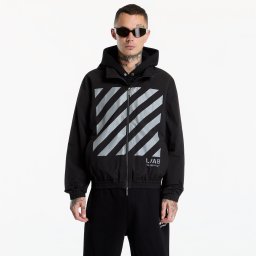 Яке L/AB c/o Off-White™ Reflective Diag Windbreaker Jacket Black M