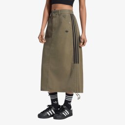 Пола adidas Parachute Skirt Olive Strata XS