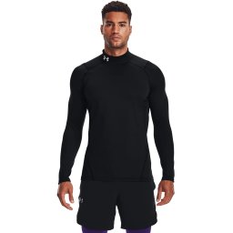 Тениска Under Armour Cg Armour Fitted Mock Black/ White XS